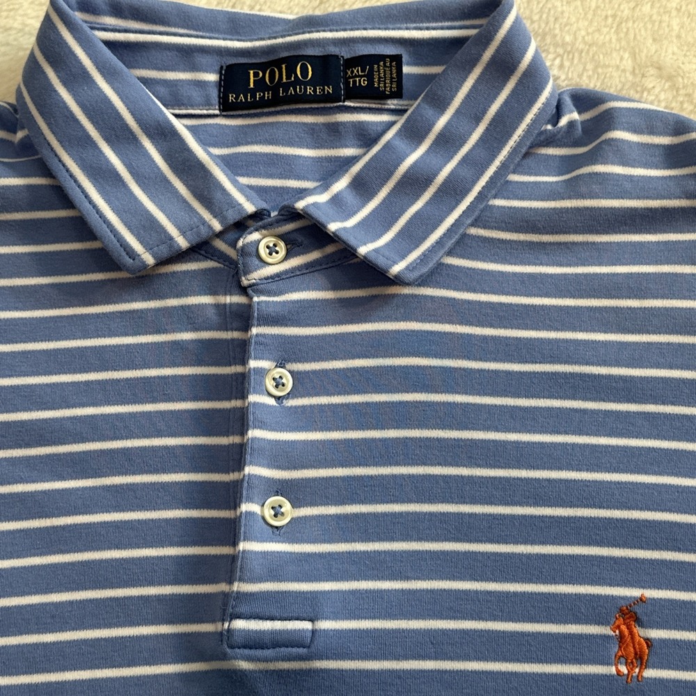 Polo Ralph Lauren Golf Polo Short Sleeve Mens Size XXL 100% Cotton Pony Logo‎ - Picture 5 of 7